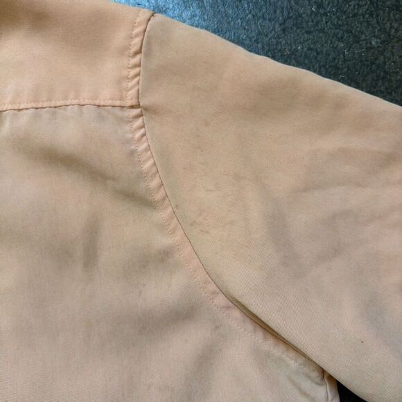 Axist Bowling Style Button Down Shirt Mens Size Large 100% Polyester Very Staine - Picture 11 of 16